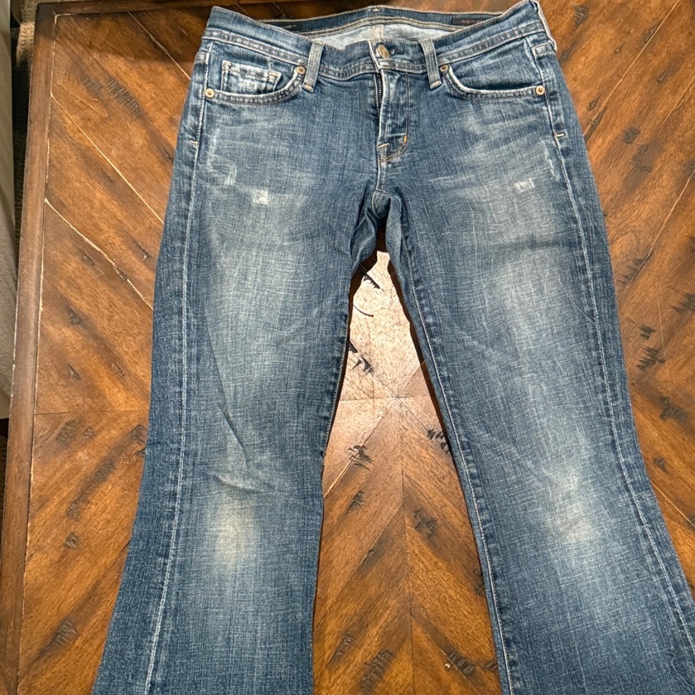 Citizens Of Humanity Blue Flare Jeans